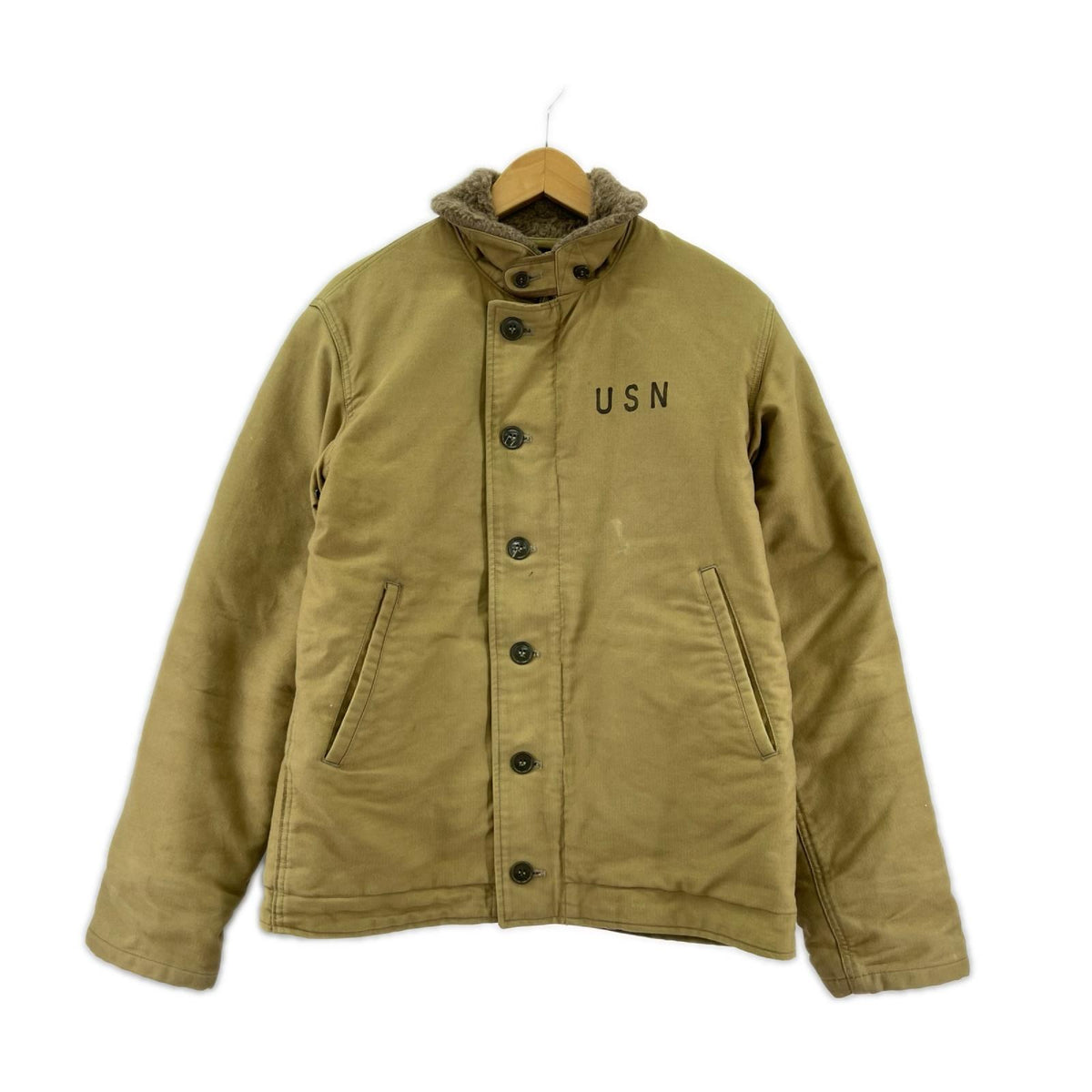 ジャケット USN N-1 デッキデッキジャケット OLV (M) M