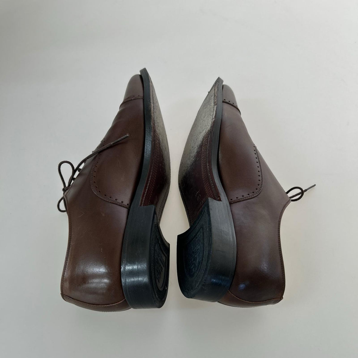 シューズ HIROKAWA レザーシューズ 25.5cm (US7 1/2 UK7 EU41) ブラウン