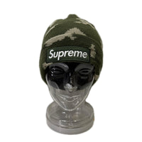 ニットキャップ Box Logo Beenie Olive Russian フリー カーキ
