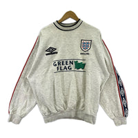 長袖Ｔシャツ 90s ｲﾝｸﾞﾗﾝﾄﾞ代表　GREEN FLAG （L) L