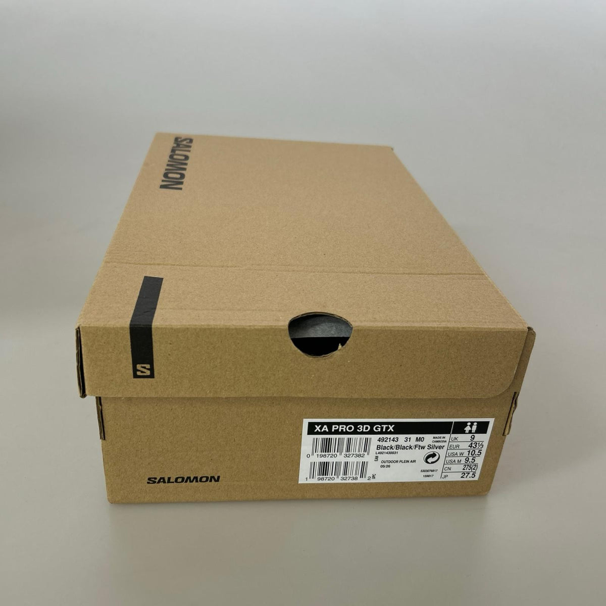 スニーカー XA PRO 3D GTX  ﾌﾞﾗｯｸ 27.5cm 27.5cm (US9 1/2 UK9 EU45) ブラック