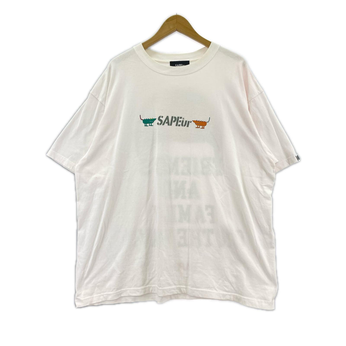 半袖Ｔシャツ WANIDOG S/Sｶｯﾄｿｰ 白 (XL) ホワイト