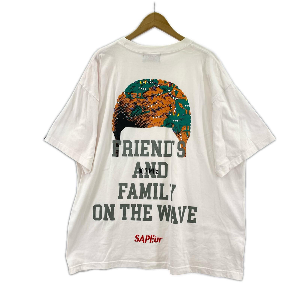 半袖Ｔシャツ WANIDOG S/Sｶｯﾄｿｰ 白 (XL) ホワイト