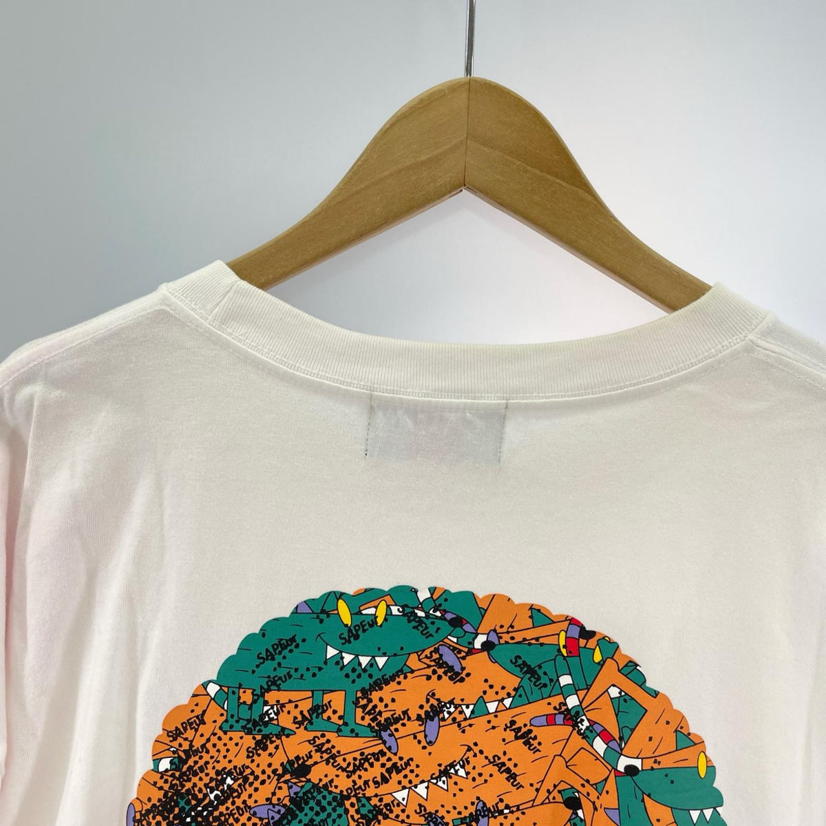 半袖Ｔシャツ WANIDOG S/Sｶｯﾄｿｰ 白 (XL) ホワイト