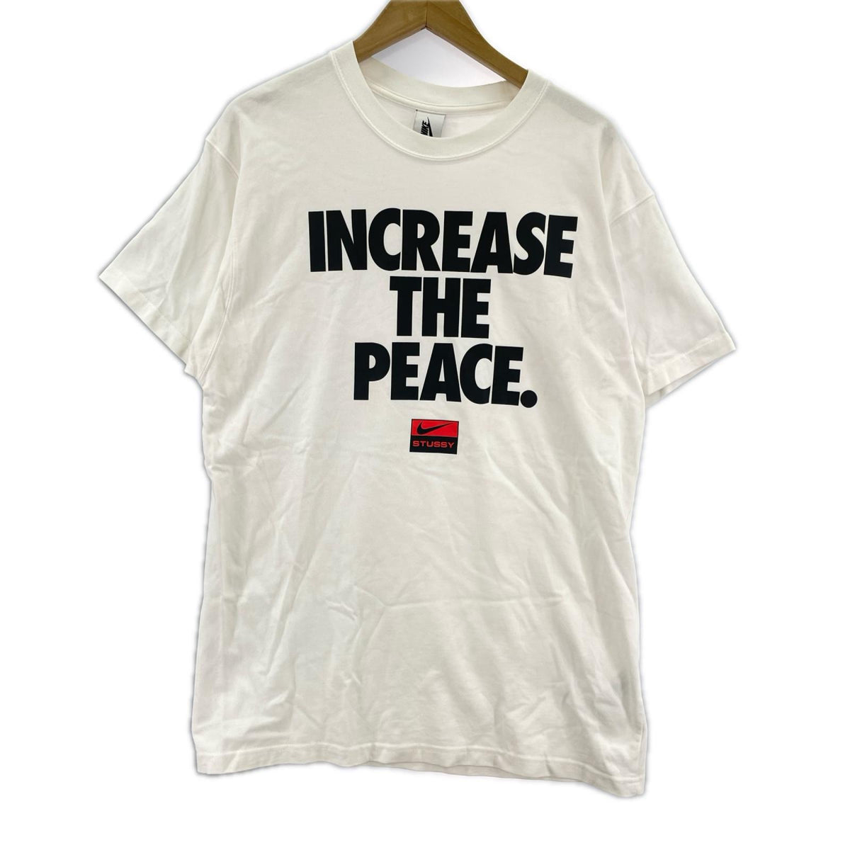 半袖Ｔシャツ ×STUSSY INCREASE THE PEACE 白 (L) L ホワイト