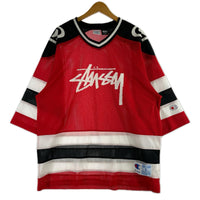 半袖Ｔシャツ × Champion/HOCKEY SHIRT/L/RED L レッド