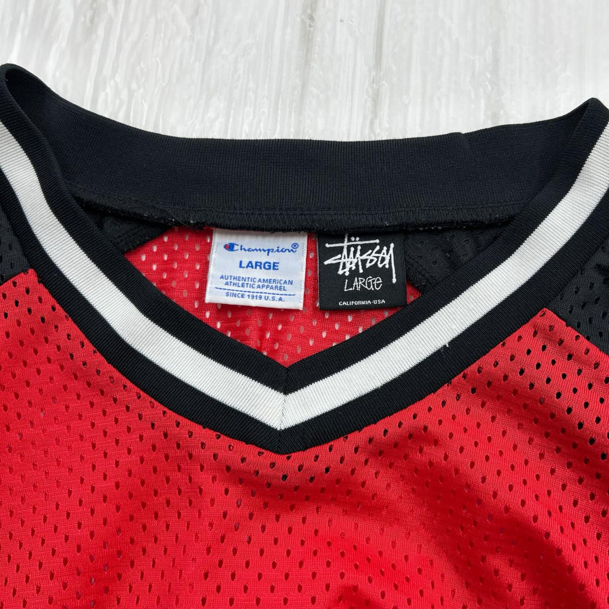 半袖Ｔシャツ × Champion/HOCKEY SHIRT/L/RED L レッド