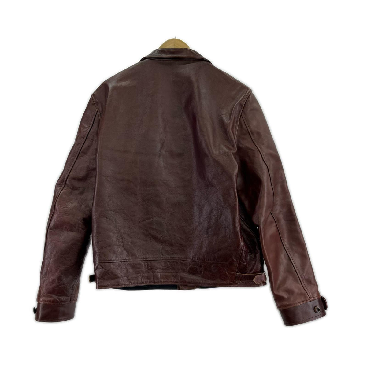 レザージャケット FINE CREEK & CO HORSEHIDE Ale Jacket 42 ブラウン