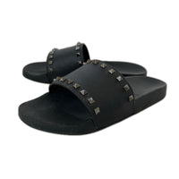 サンダル Rockstud slide sandal 42 BLK