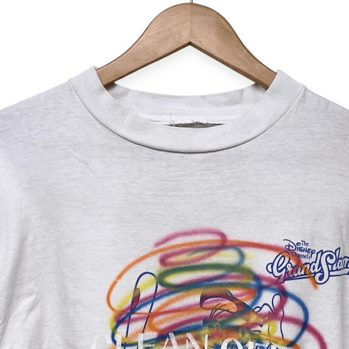長袖Ｔシャツ HURRAY HURRAY DISNEY ﾄﾞｯｷﾝｸﾞﾘﾒｲｸﾛﾝTee ホワイト