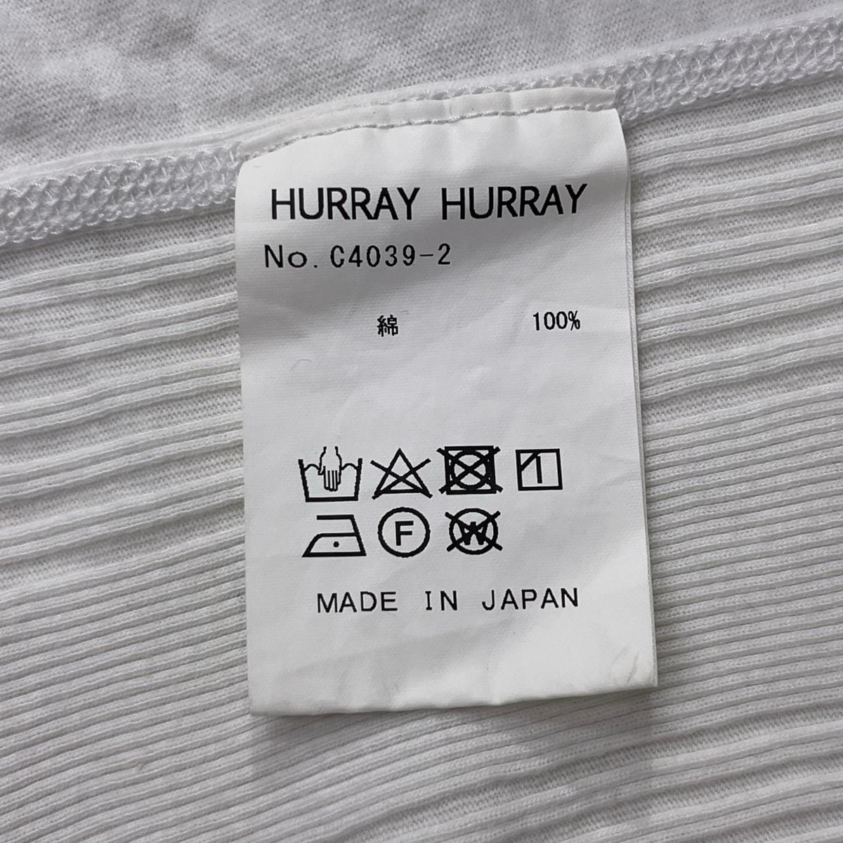 長袖Ｔシャツ HURRAY HURRAY DISNEY ﾄﾞｯｷﾝｸﾞﾘﾒｲｸﾛﾝTee ホワイト