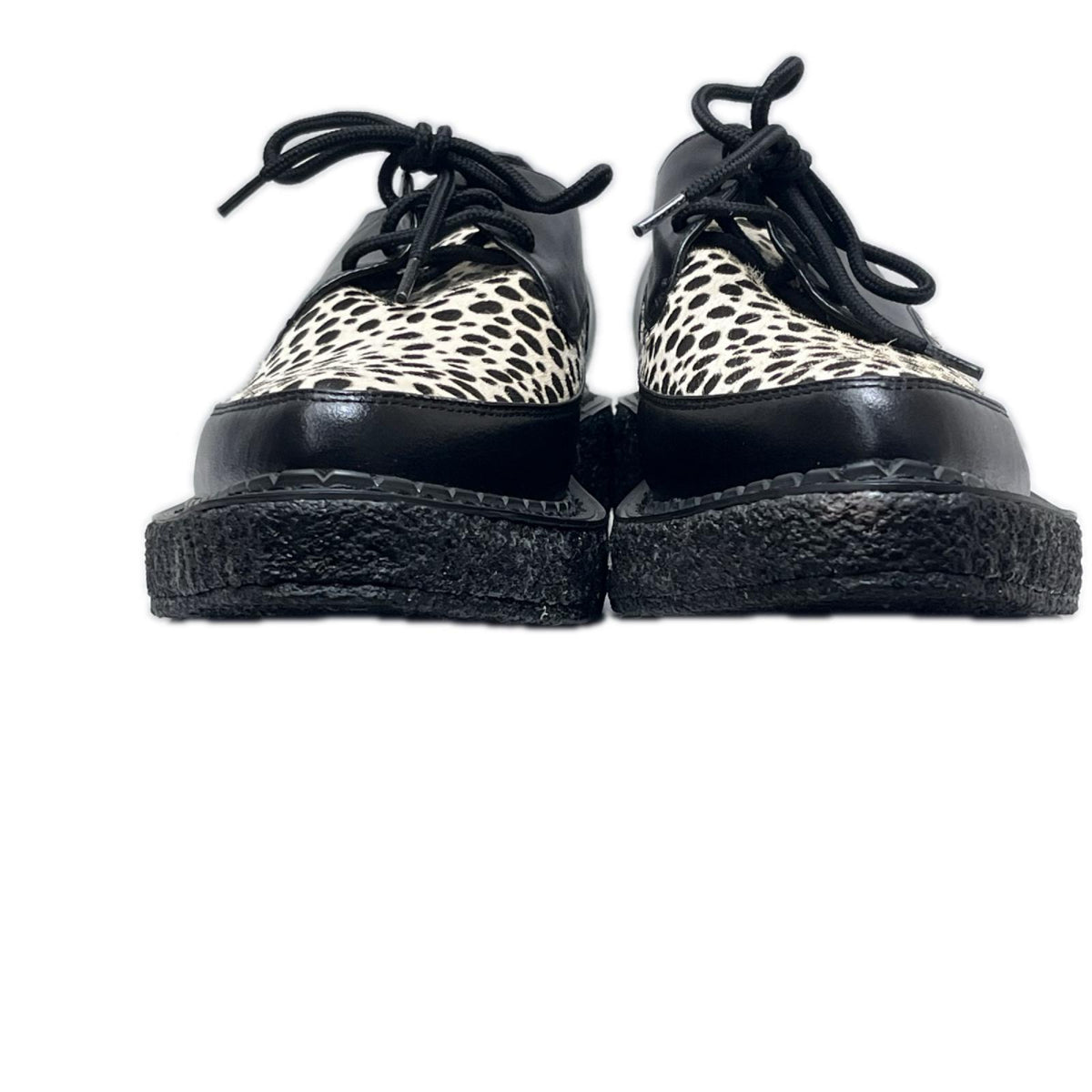 シューズ BLACK×LEOPARD 26cm