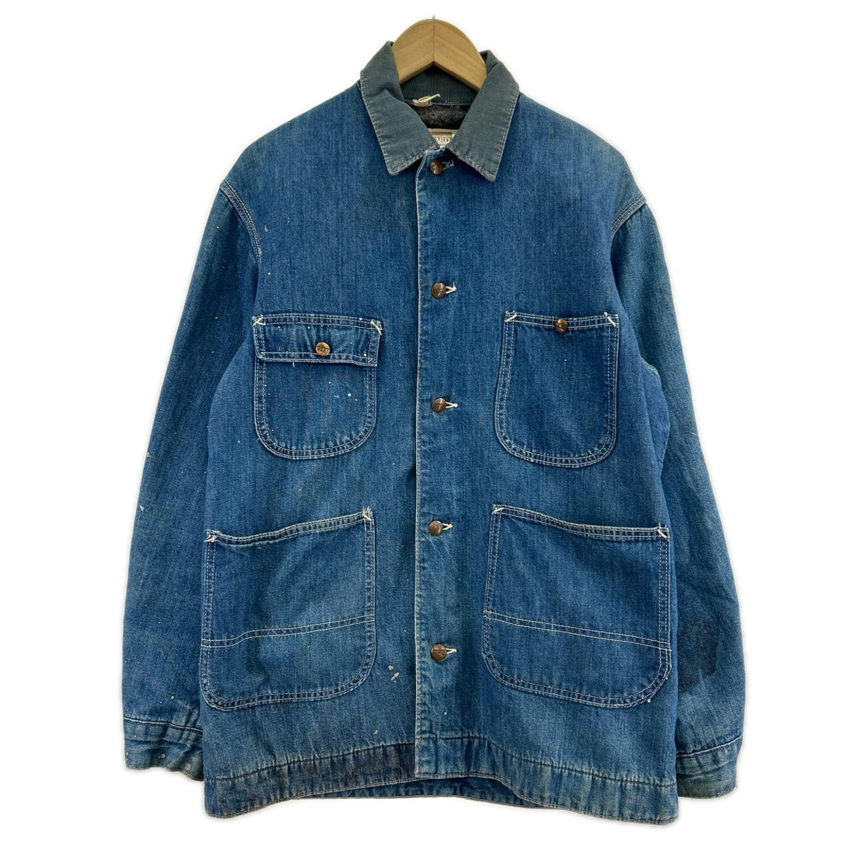 デニムジャケット OLD･VINTAGE 60s MONTGOMERY WARD ｶﾊﾞｰｵｰﾙ (40) ブルー