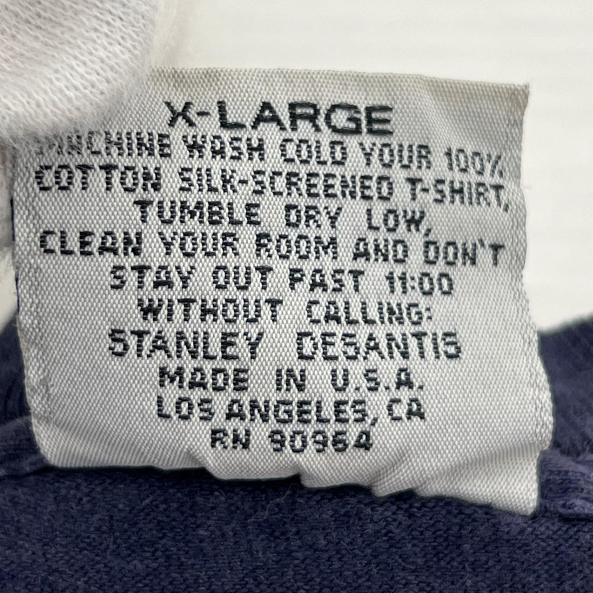 半袖Ｔシャツ 90s STANLEY DESANTIS Beavis Butt-Head XL ネイビー