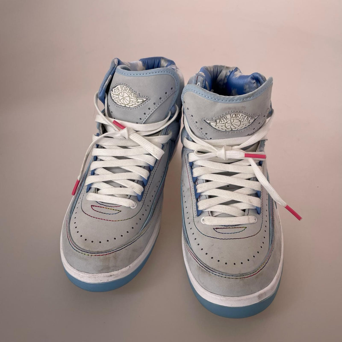 スニーカー x J BALVIN AIR JORDAN 2 RETRO SP 26.5cm (US8 1/2 UK8 EU43) ブルー