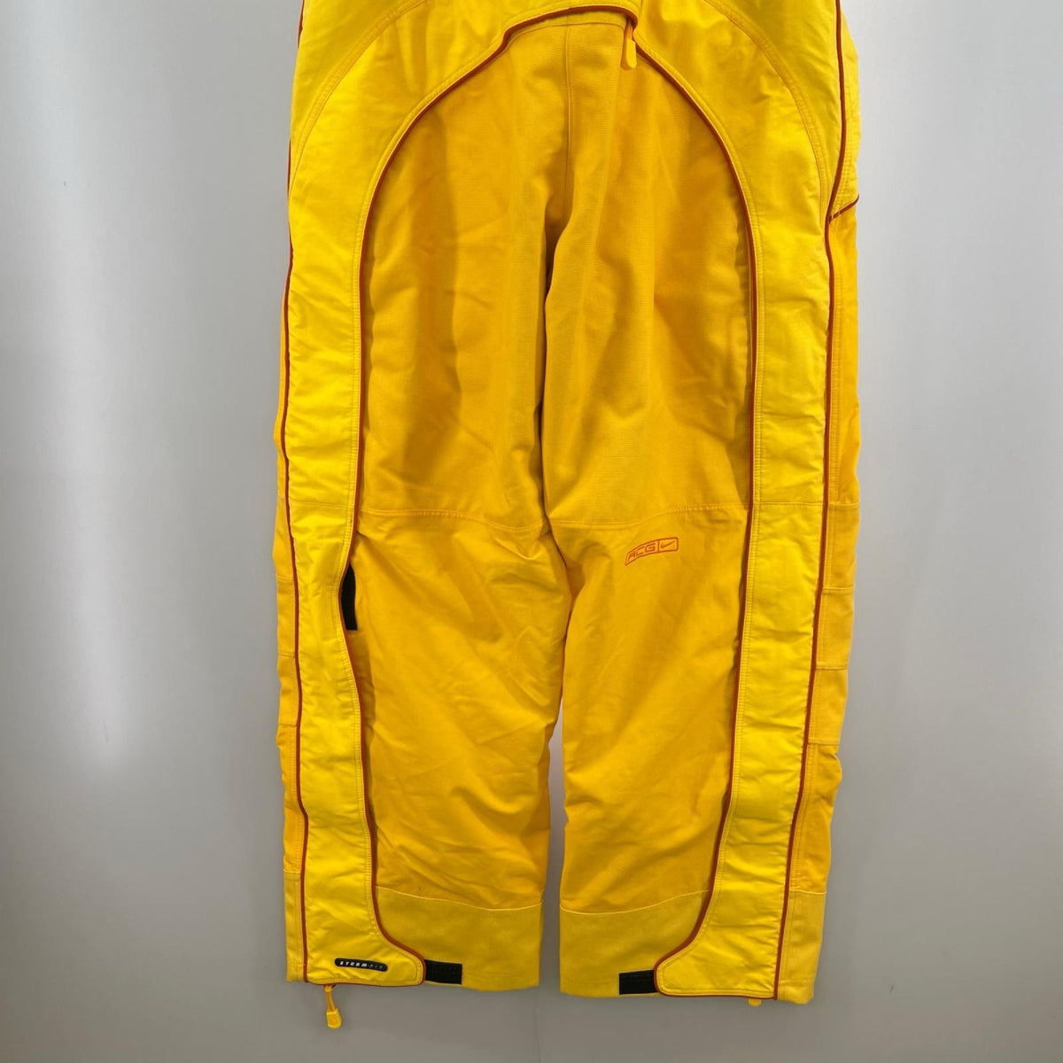 オーバーオール 00s ACG STORM-FIT ｼｪﾙﾊﾟﾝﾂ 黄 M イエロー