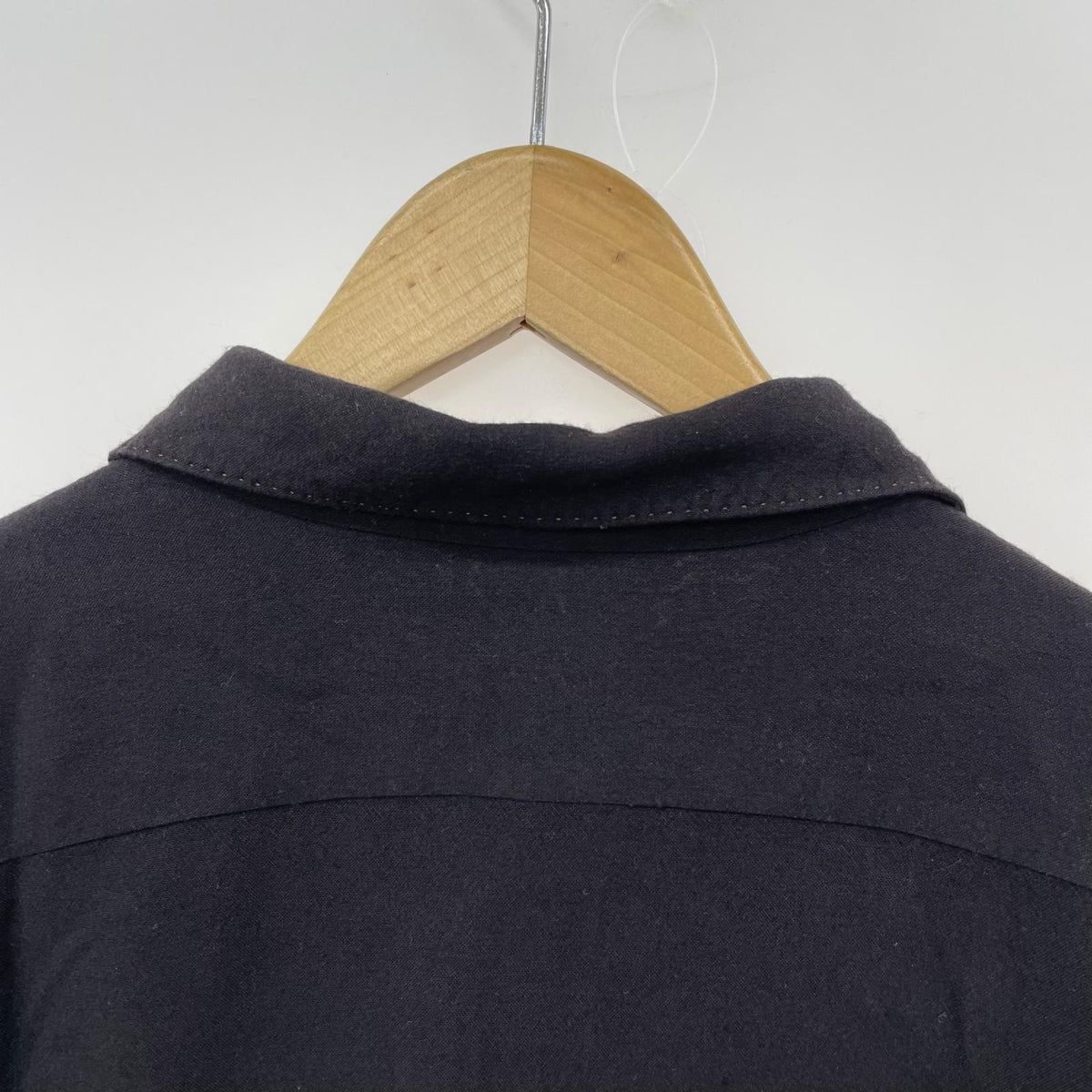 長袖シャツ 20ss レーヨンオープンカラーシャツ 3 ブラック