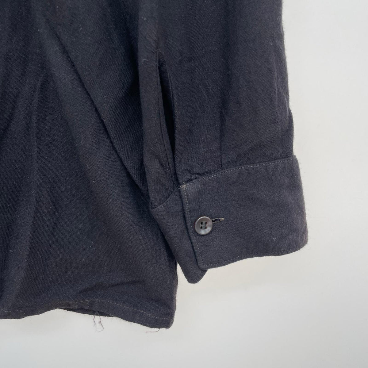 長袖シャツ 20ss レーヨンオープンカラーシャツ 3 ブラック