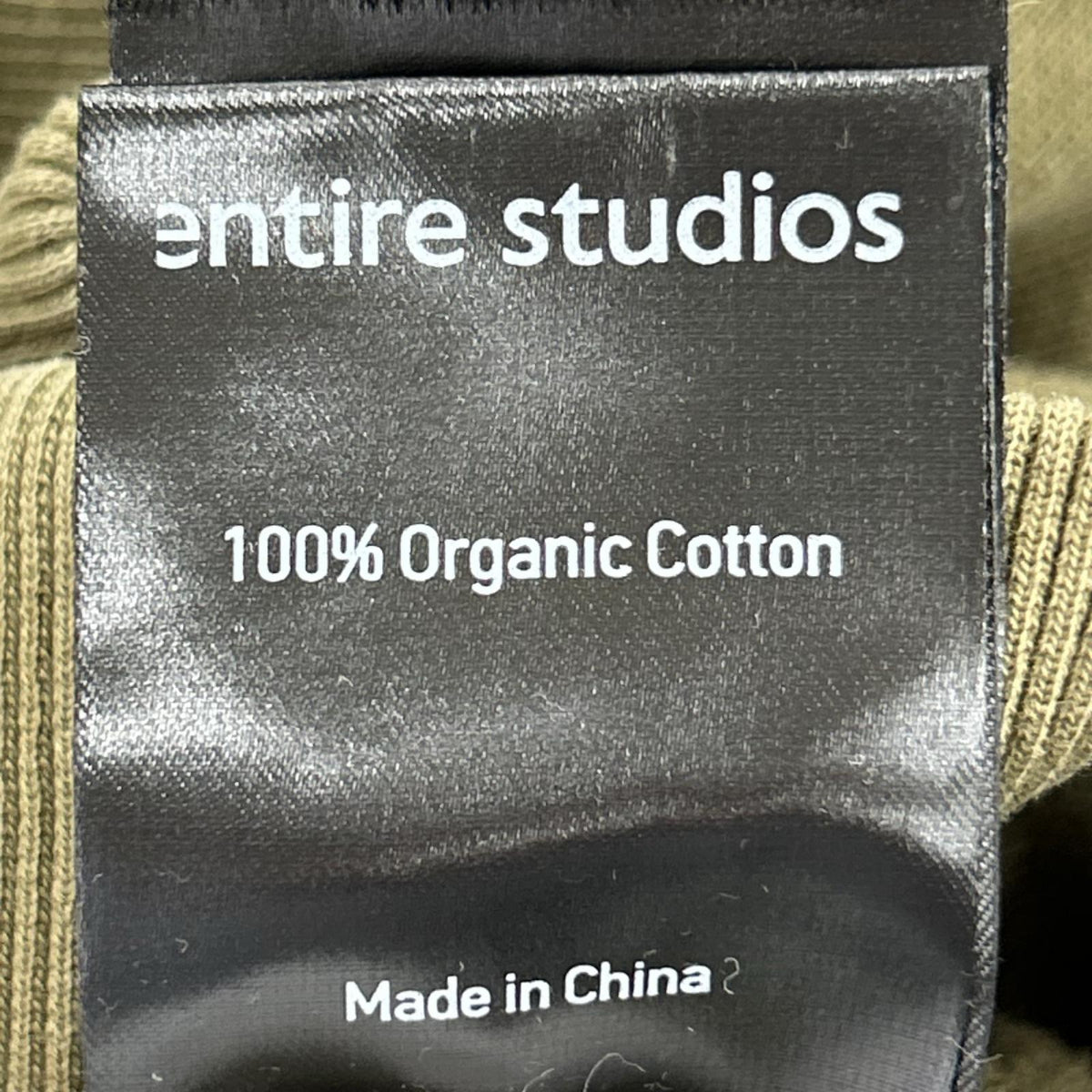 パーカー entire studios ｼﾞｯﾌﾟﾊﾟｰｶｰ L ｵﾘｰﾌﾞ L