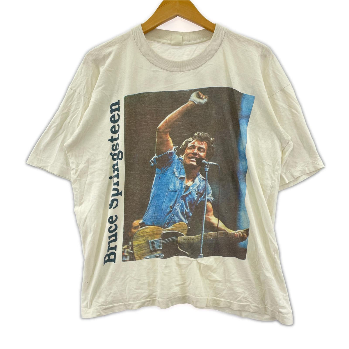 半袖Ｔシャツ 90s ﾌﾞﾙｰｽ・ｽﾌﾟﾘﾝｸﾞｽﾃｨｰﾝ Tｼｬﾂ 白 ホワイト