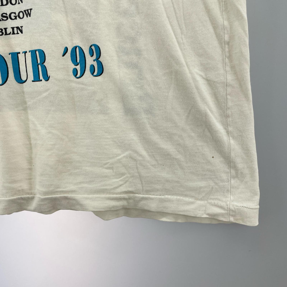 半袖Ｔシャツ 90s ﾌﾞﾙｰｽ・ｽﾌﾟﾘﾝｸﾞｽﾃｨｰﾝ Tｼｬﾂ 白 ホワイト