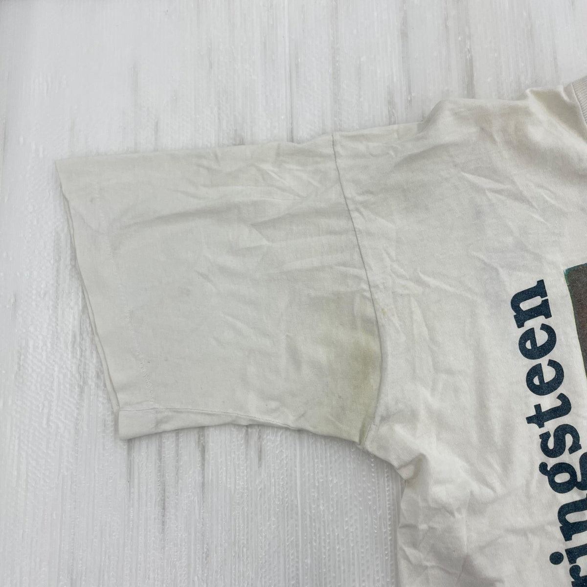 半袖Ｔシャツ 90s ﾌﾞﾙｰｽ・ｽﾌﾟﾘﾝｸﾞｽﾃｨｰﾝ Tｼｬﾂ 白 ホワイト
