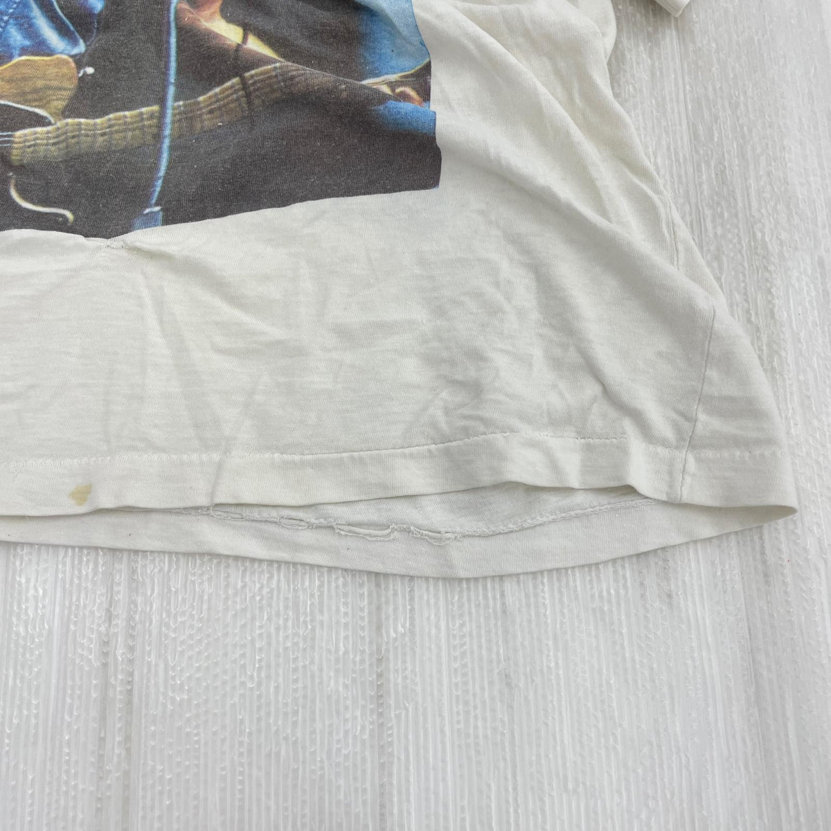 半袖Ｔシャツ 90s ﾌﾞﾙｰｽ・ｽﾌﾟﾘﾝｸﾞｽﾃｨｰﾝ Tｼｬﾂ 白 ホワイト