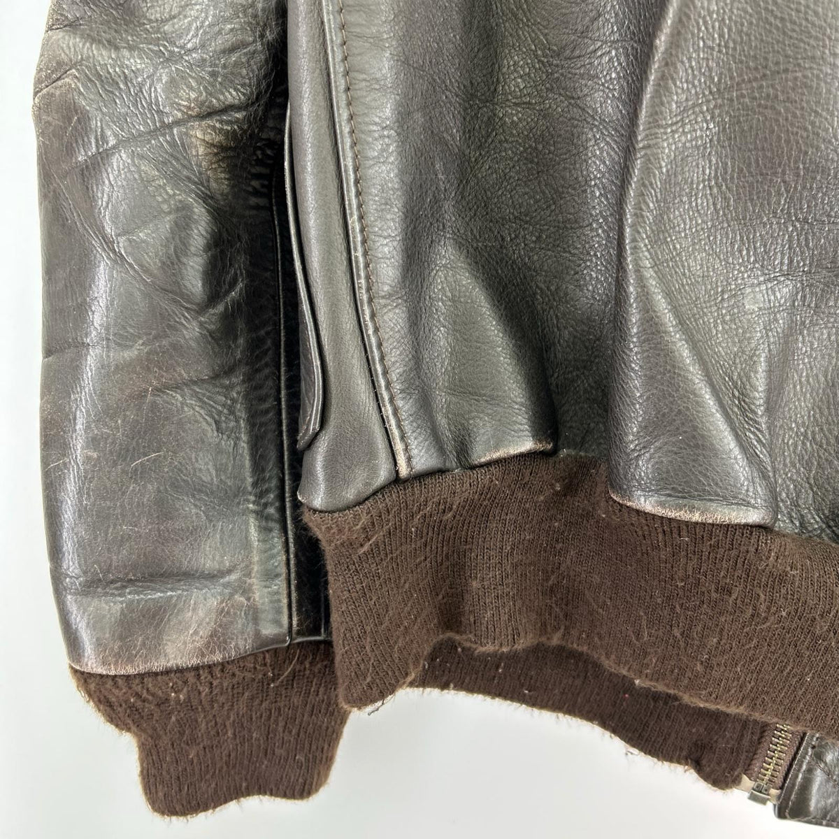レザージャケット A-2 FLIGHT JACKET (36) 36 ブラウン
