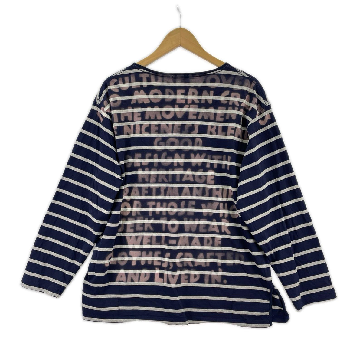 長袖Ｔシャツ 26ss hyde black ﾎﾞｰﾀﾞｰ (S) S