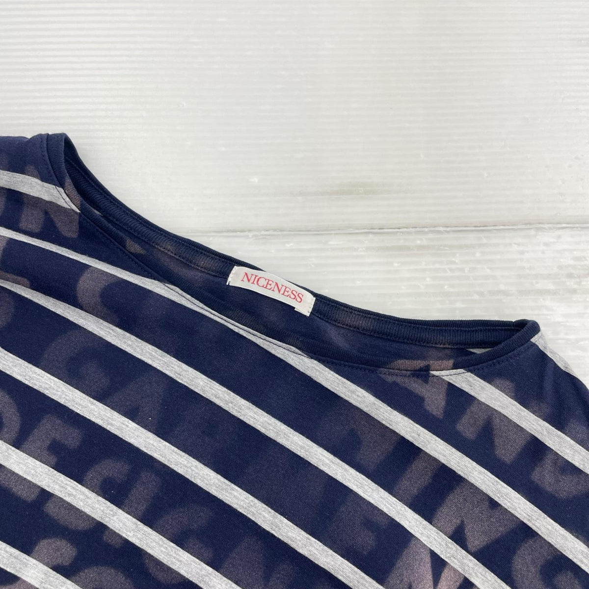 長袖Ｔシャツ 26ss hyde black ﾎﾞｰﾀﾞｰ (S) S