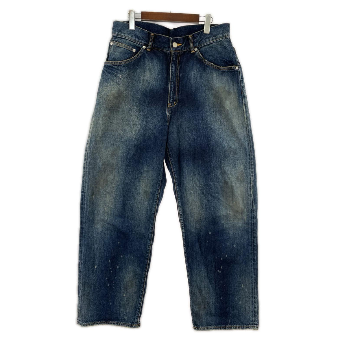 デニムパンツ AGING TAPERED 5P DENIM PANTS (2) 2 ブルー