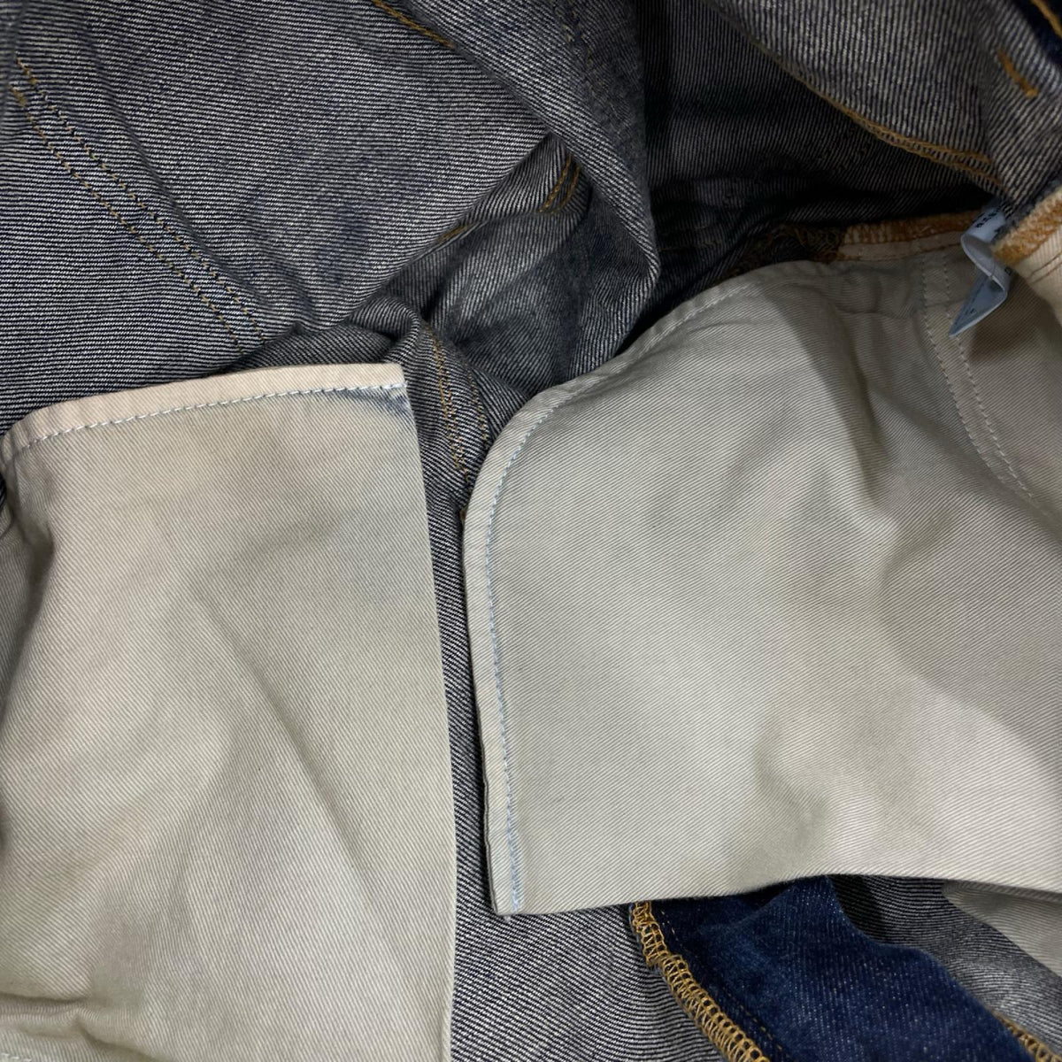 デニムパンツ AGING TAPERED 5P DENIM PANTS (2) 2 ブルー