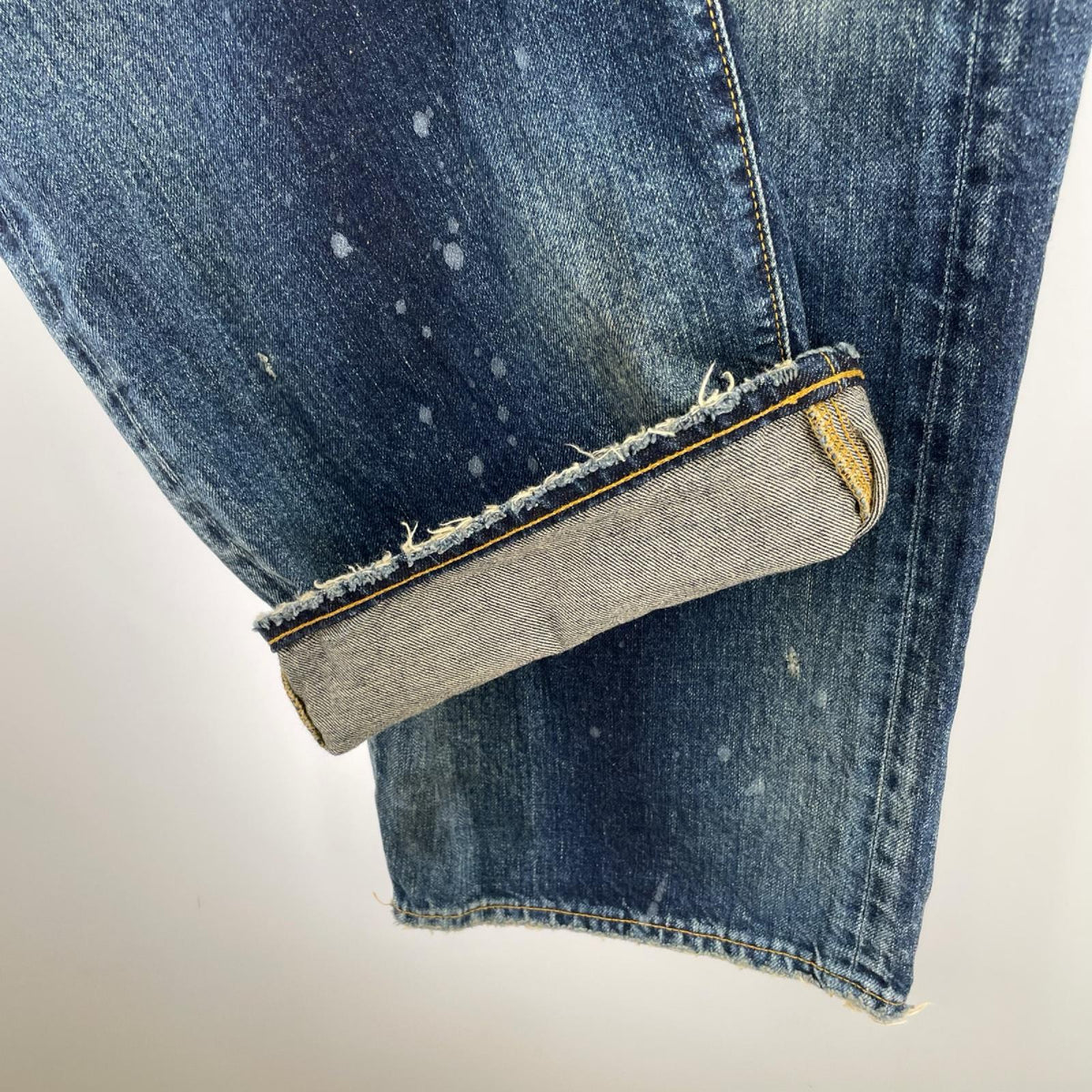 デニムパンツ AGING TAPERED 5P DENIM PANTS (2) 2 ブルー