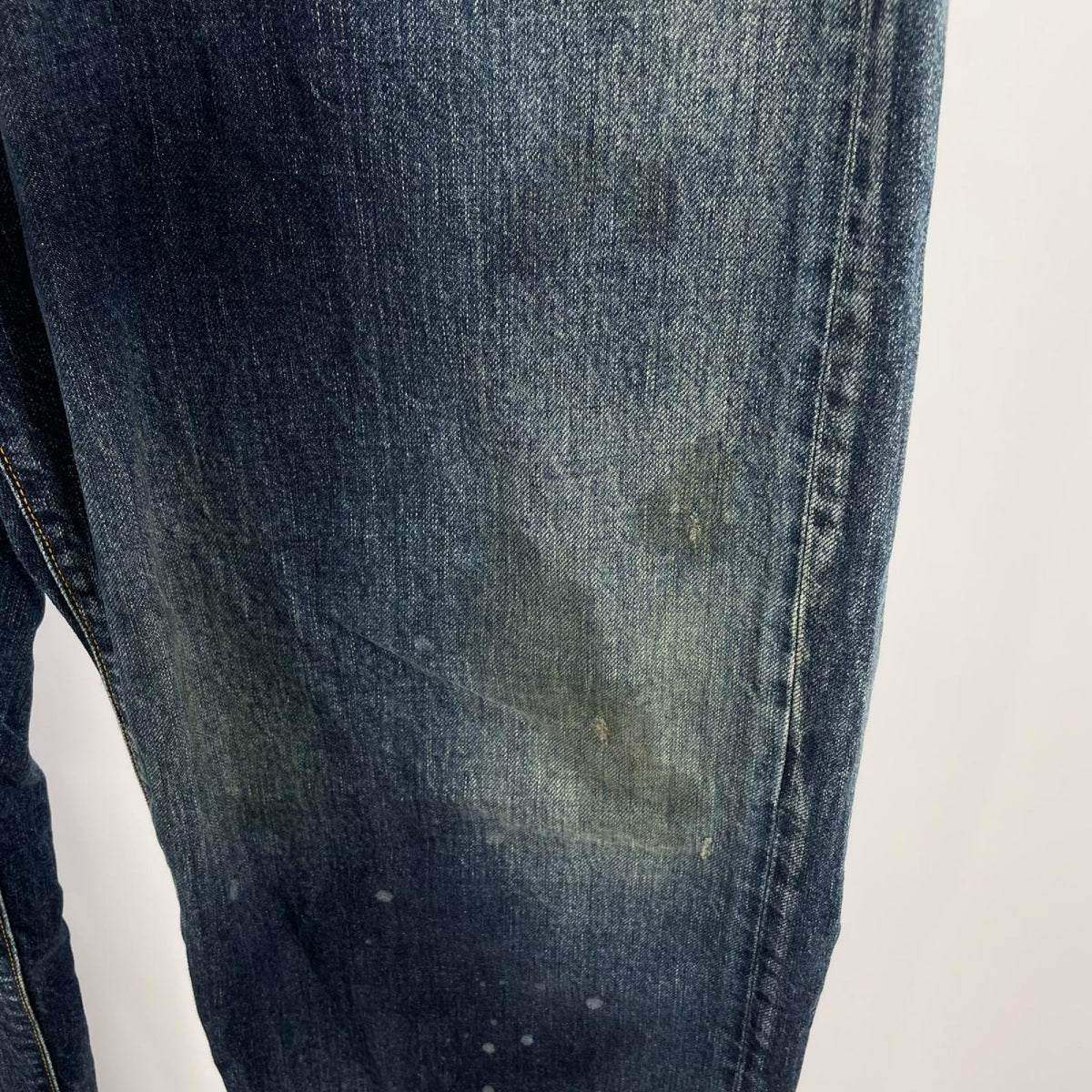デニムパンツ AGING TAPERED 5P DENIM PANTS (2) 2 ブルー