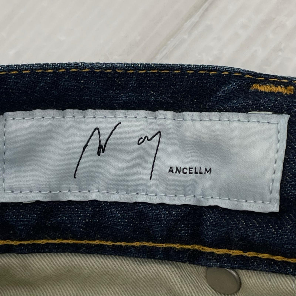 デニムパンツ AGING TAPERED 5P DENIM PANTS (2) 2 ブルー