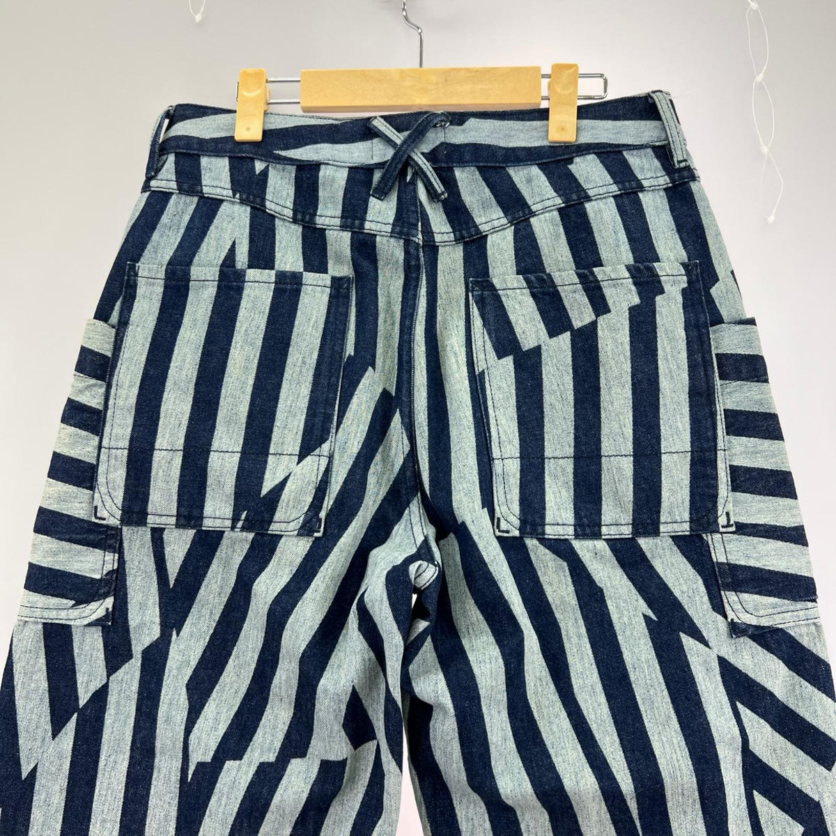 デニムパンツ KENZO Dazzle Stripe Cargo Denim Pants 29 29 ブルー