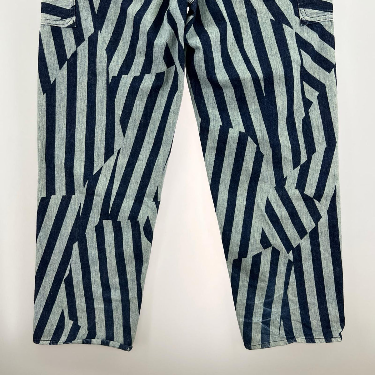デニムパンツ KENZO Dazzle Stripe Cargo Denim Pants 29 29 ブルー