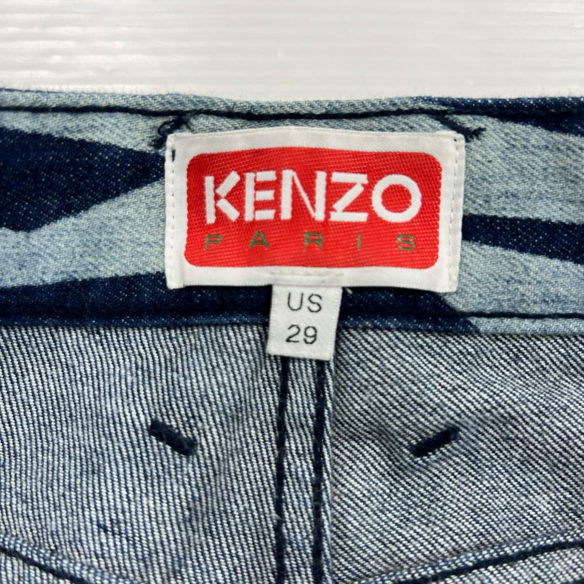 デニムパンツ KENZO Dazzle Stripe Cargo Denim Pants 29 29 ブルー