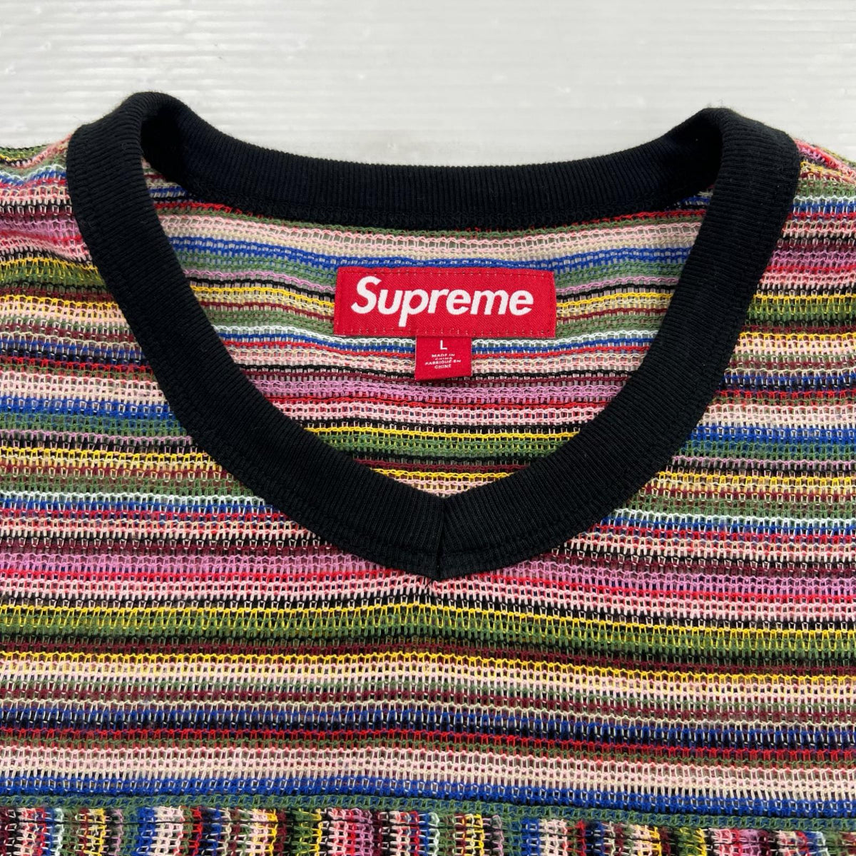 半袖Ｔシャツ Supreme Open Knit Football Top-L L マルチカラー