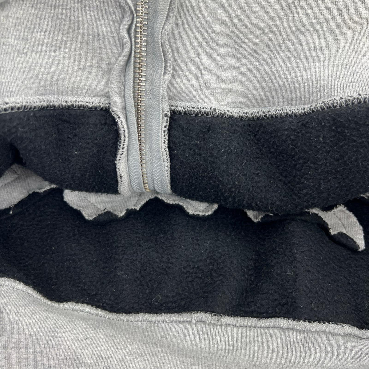 パーカー Supreme Cut Out Zip Up Hooded-L L グレー