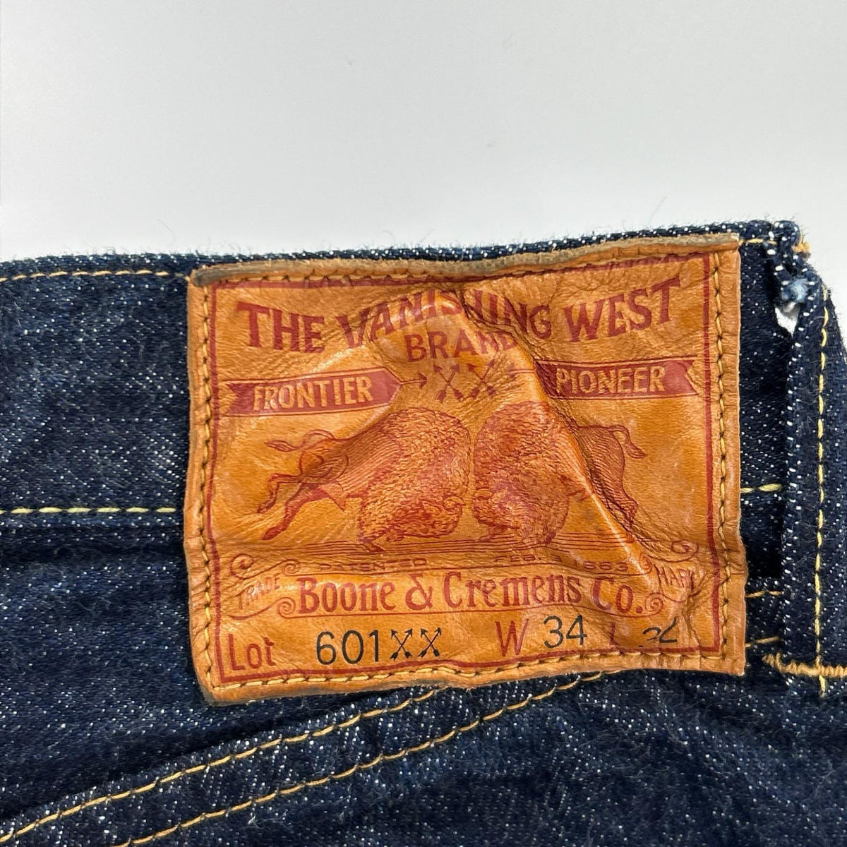 デニムパンツ FREEWHEELERS　the vanishing west 601xx 34 ネイビー