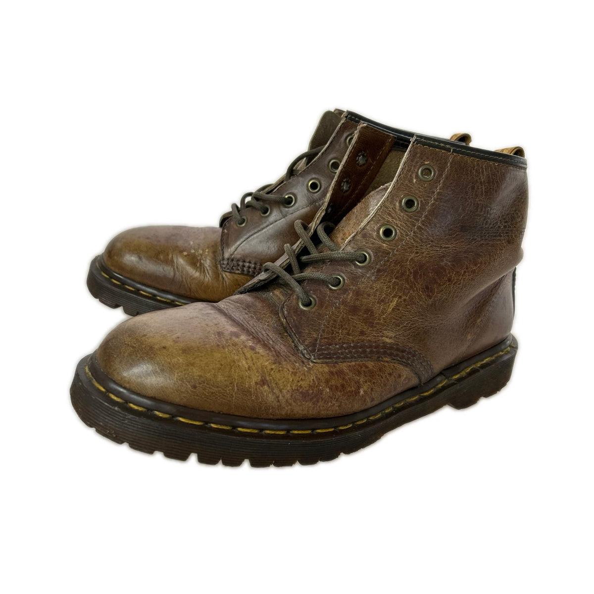ブーツ Dr.Martens 英国製 6ﾎｰﾙﾌﾞｰﾂ 茶 ブラウン