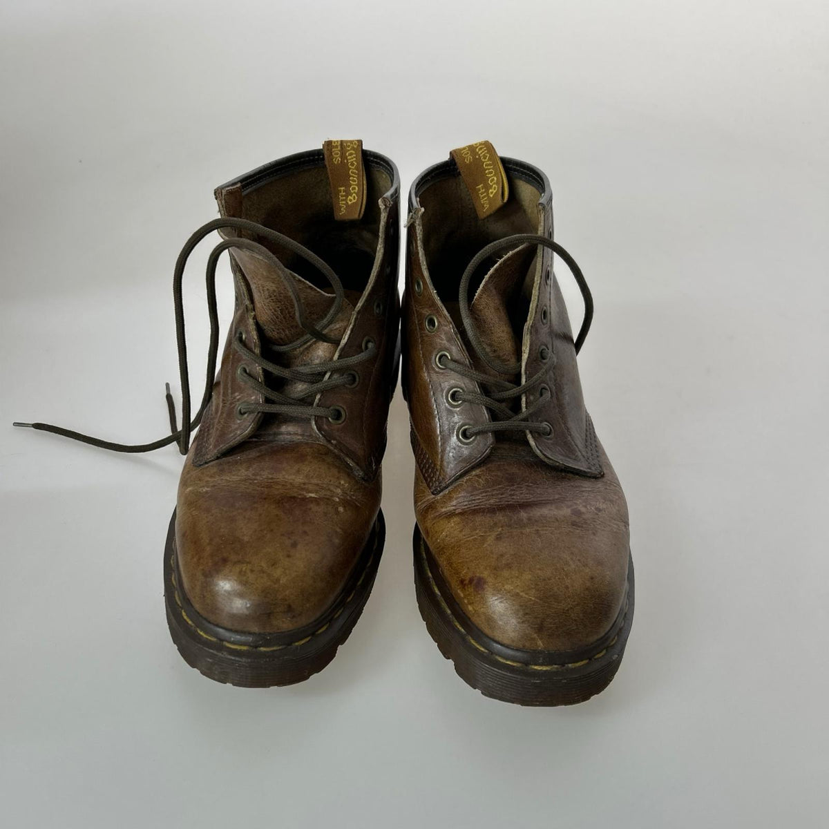 ブーツ Dr.Martens 英国製 6ﾎｰﾙﾌﾞｰﾂ 茶 ブラウン