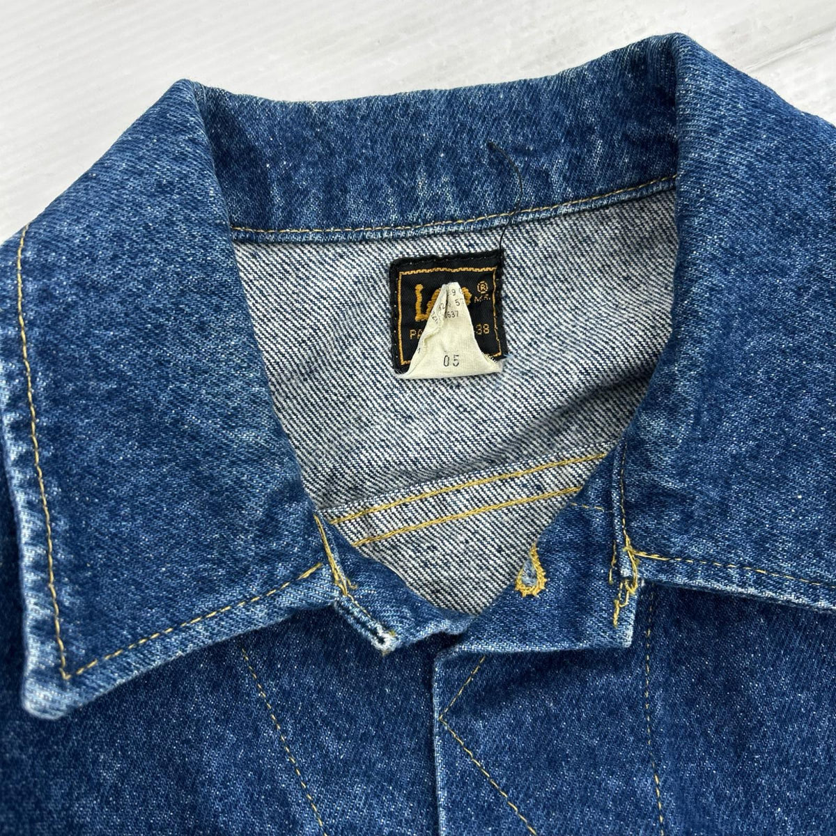 デニムジャケット 90s Lee USA製 220-5089 ﾃﾞﾆﾑｼﾞｬｹｯﾄ　M M ネイビー