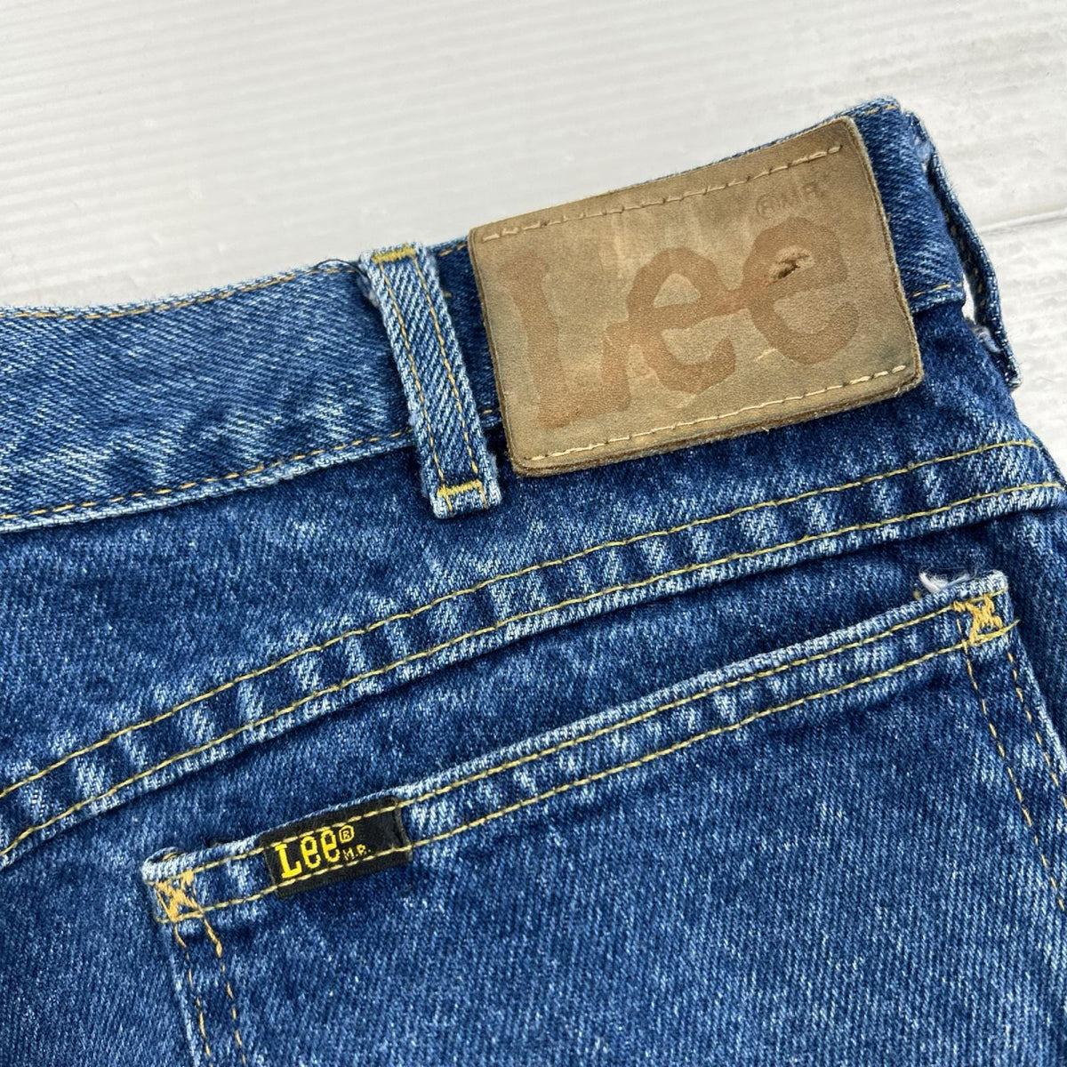 デニムパンツ 80-90s Lee USA製 200 ﾃﾞﾆﾑﾊﾟﾝﾂ　W33 34 ブルー