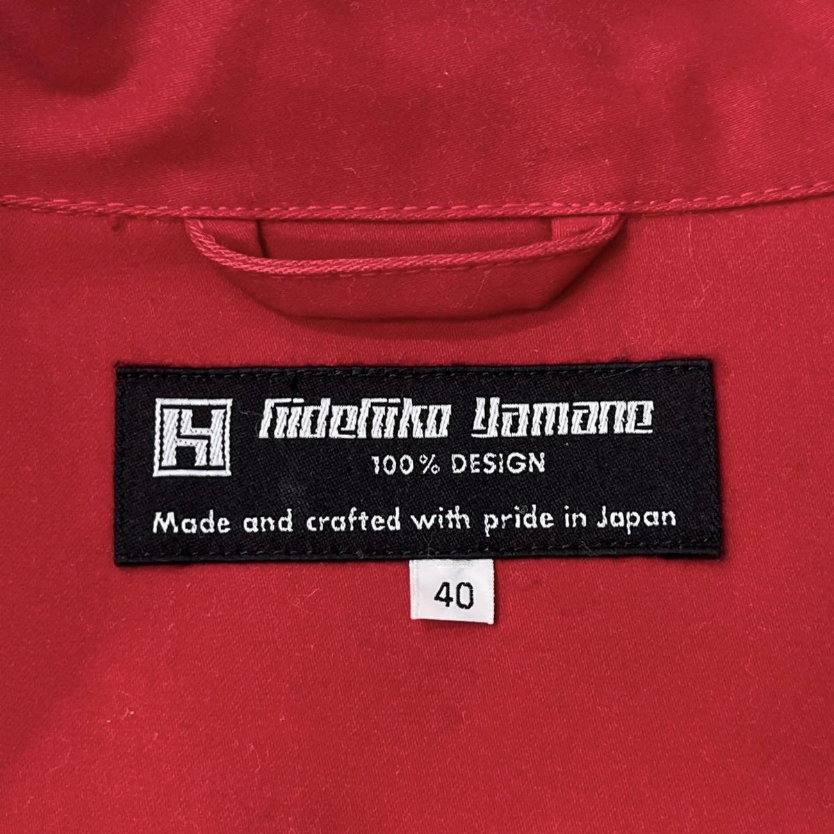スイングトップ YAMANE HIDEHIKO YAMANE ｽｲﾝｸﾞﾄｯﾌﾟ/ﾚｯﾄﾞ/40 40 レッド