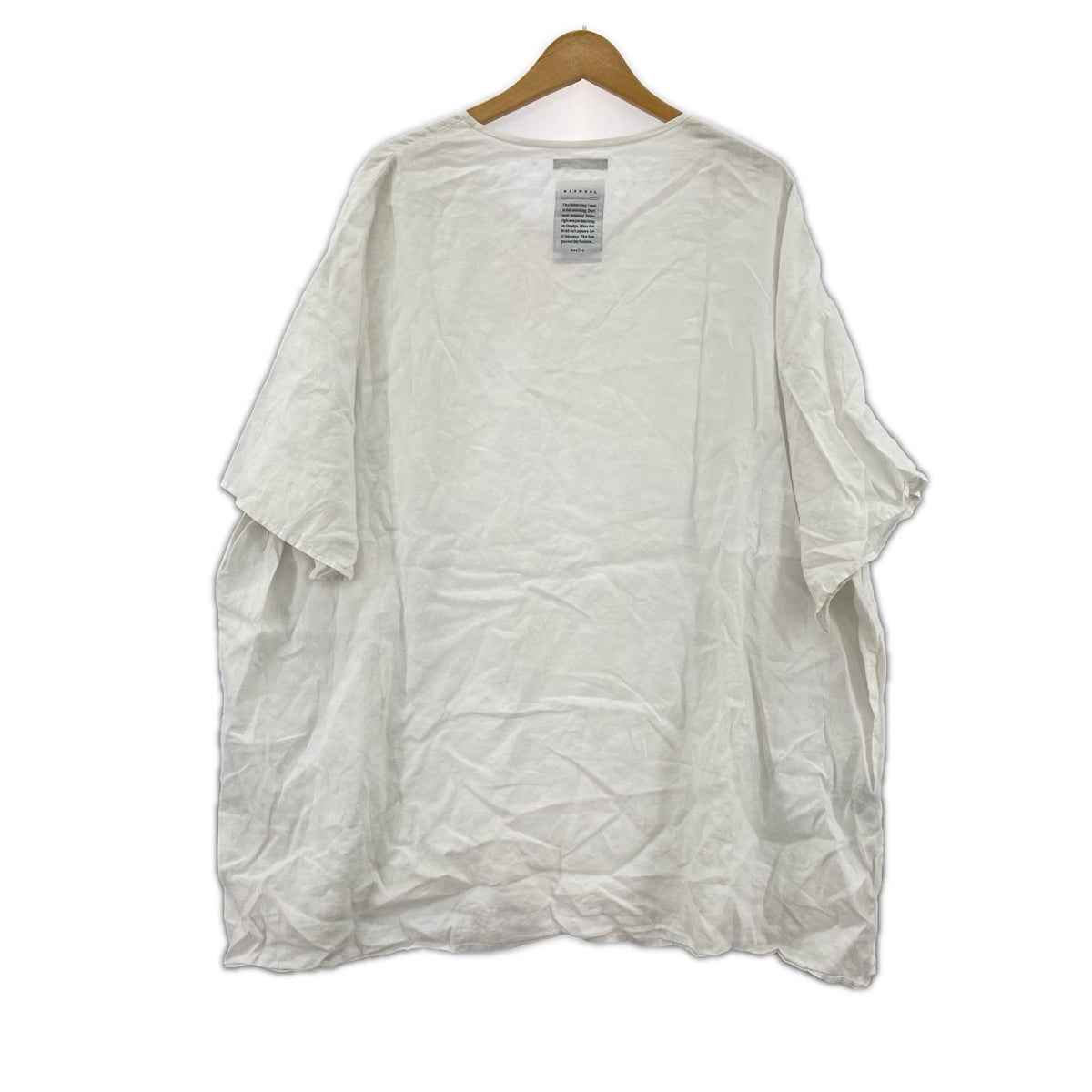 半袖Ｔシャツ リネン 白 フリー ホワイト