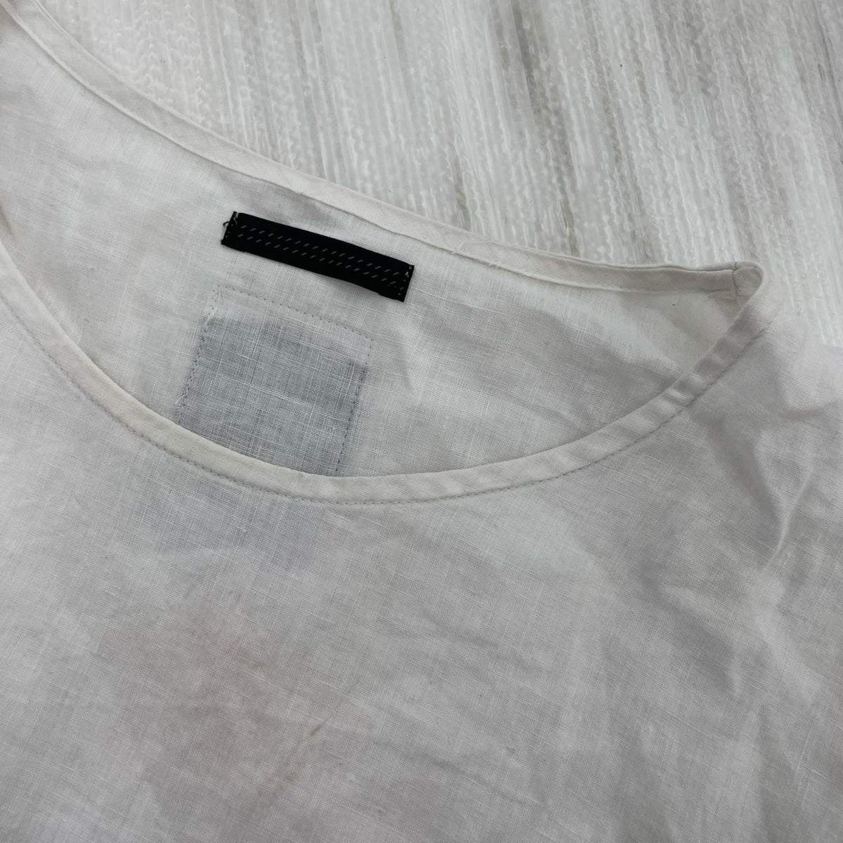 半袖Ｔシャツ リネン 白 フリー ホワイト