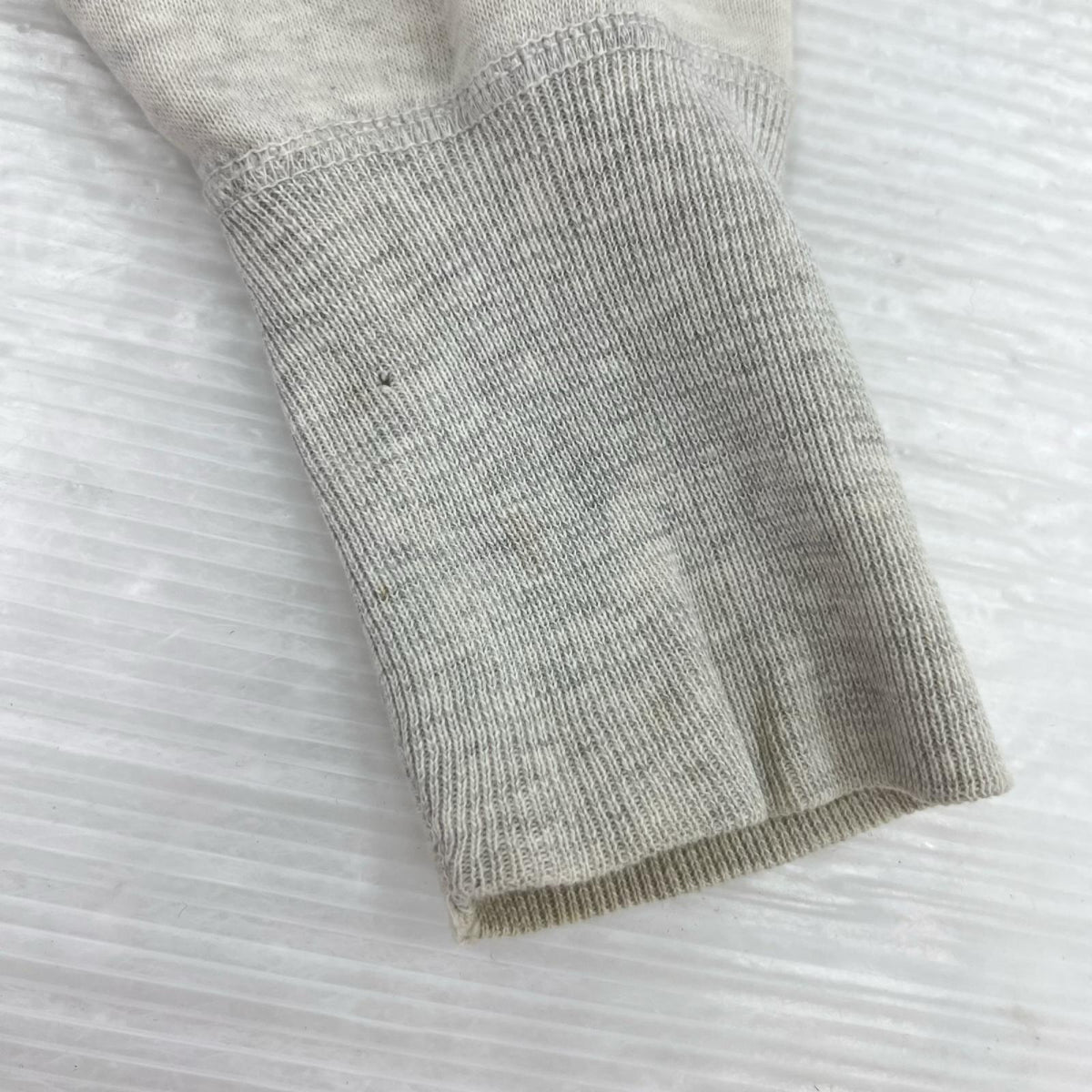 スウェット 50s～ Unknown 前Vはめ込みガゼット ホワイト ホワイト