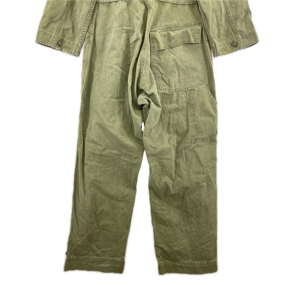 オーバーオール U.S.ARMY 50s 13ｽﾀｰﾎﾞﾀﾝ HBT ｵｰﾙｲﾝﾜﾝ (S) カーキ